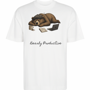 T-Shirt Oversize Bearly Productive
